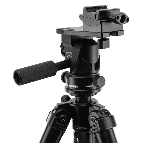 Combo Trépied de tir KJI K800 Carbone avec montage REAPER Rail Picatinny