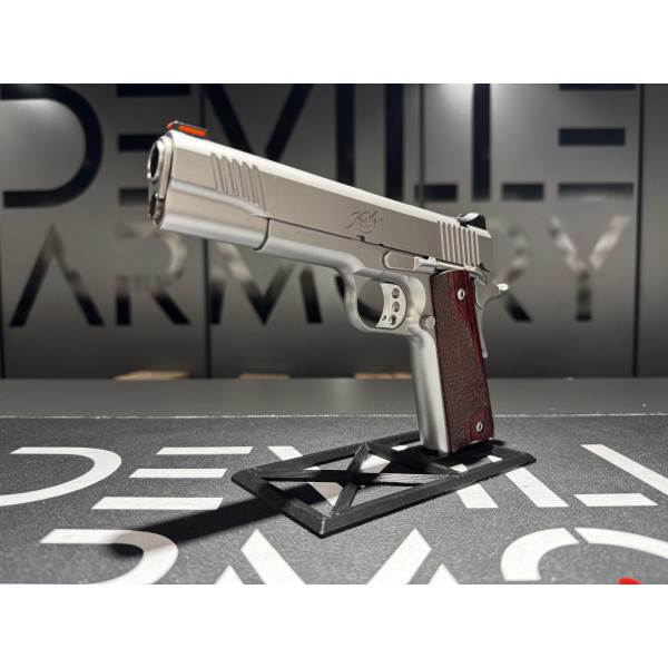 Pistolet Kimber 1911 .45ACP Stainless 2  Chez DEVILLE ARMORY. Votre armurerie en ligne.