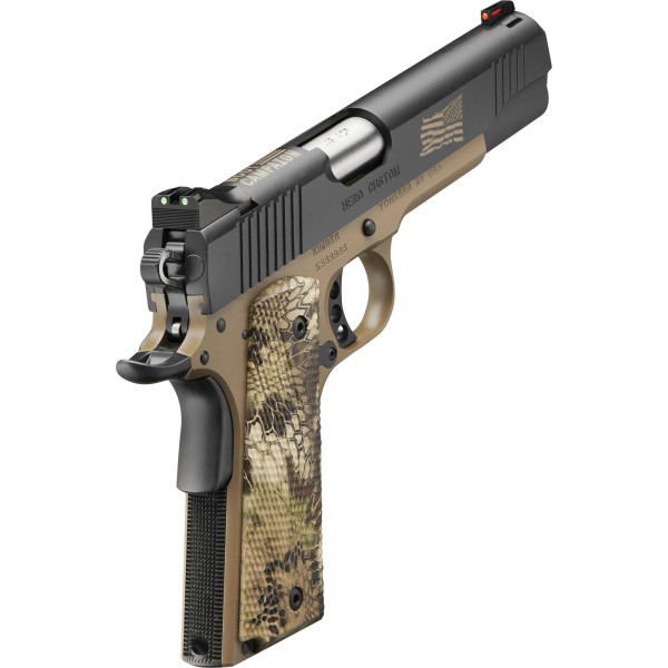 Pistolet  Kimber Hero Custom .45 ACP - Édition Spéciale  Chez DEVILLE ARMORY. Votre armurerie en ligne.