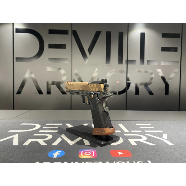 Pistolet  Kimber 2K11 Target Dual Tone 9x19 OR  Chez DEVILLE ARMORY. Votre armurerie en ligne.