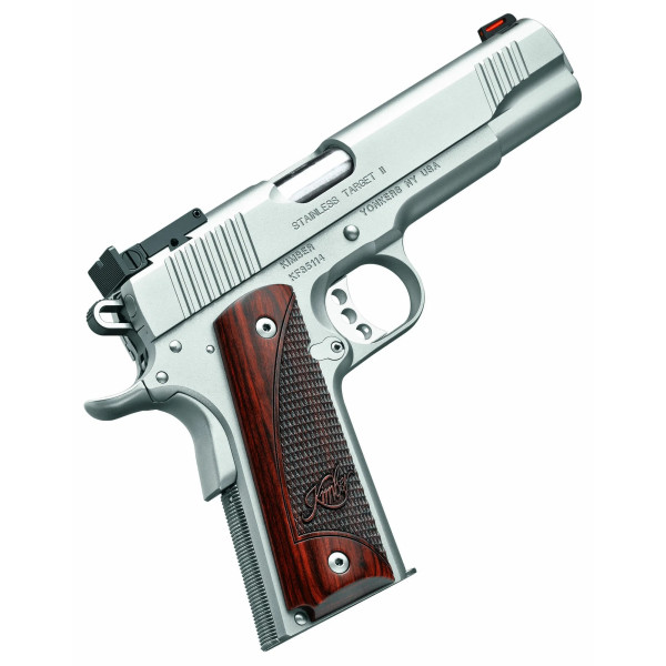 Pistolet  Kimber 1911 Stainless Target 2  Chez DEVILLE ARMORY. Votre armurerie en ligne.