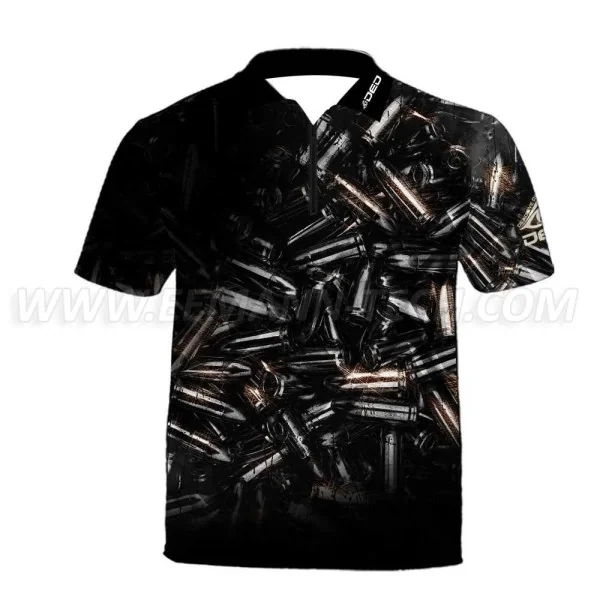 T-shirt DED 9x19 Luger Noir - taille 7XL