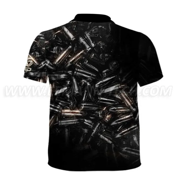 T-shirt DED 9x19 Luger Noir - taille 7XL