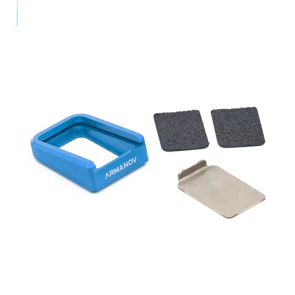 Armanov Talon de Chargeur Speed Line pour CZ TS, Bleu