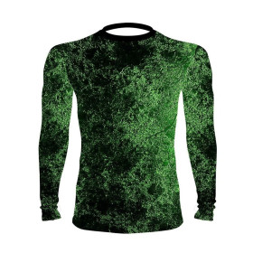 T-shirt de compression à manches longues DED Competition - Vert, Couleur : Vert, taille : XL, Type de vêtements : Régulier (Homm