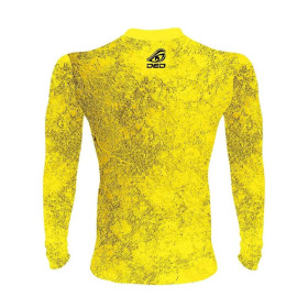 T-shirt de compression à manches longues DED Competition - Jaune, Couleur : Jaune, taille : S, Type de vêtement : Femme  Chez DE