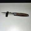 Couteau Laguiole Aubrac 12cm Damas Bois Aubrac