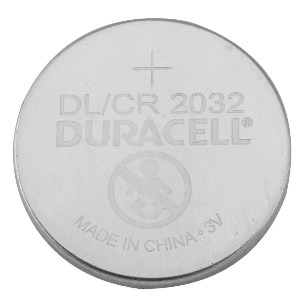 Pack de 2 piles CR2032 lithium 3 volts - Duracell  Chez DEVILLE ARMORY. Votre armurerie en ligne.