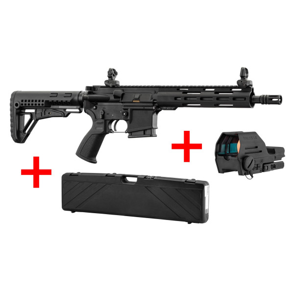 Pack carabine LDT15 L4S 10.5'' Cal. 223 Rem + point rouge Falke version S  Chez DEVILLE ARMORY. Votre armurerie en ligne.