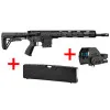 Pack carabine LDT15 L4S 14.5'' Cal. 223 Rem + point rouge Falke version S + mallette