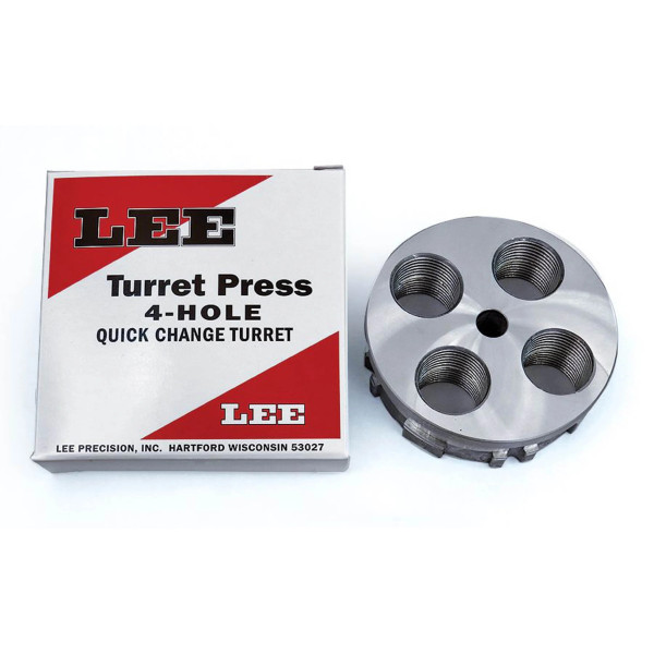 Lee Precision - Lee 4-Hole Turret  Chez DEVILLE ARMORY. Votre armurerie en ligne.