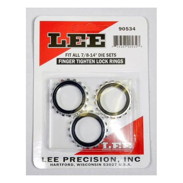 Lee Precision - Lee Lock Rings  Chez DEVILLE ARMORY. Votre armurerie en ligne.