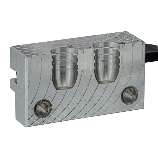 Lee Precision - Moule à balle plate à deux cavités 429-200-RF  Chez DEVILLE ARMORY. Votre armurerie en ligne.