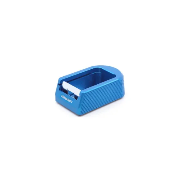 Armanov Talon de chargeur MaXXXgrip Line pour KMR L-02/W-02 - Bleu