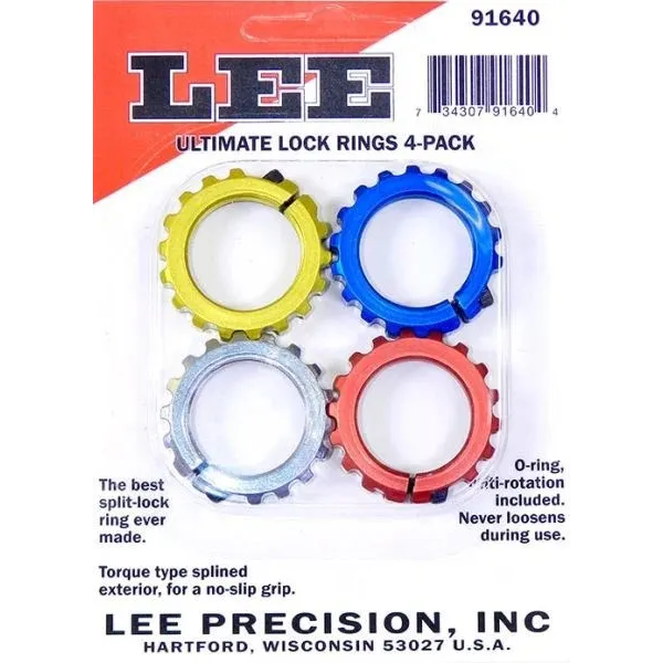 Ultimate Lock Rings Lee Pack de 4