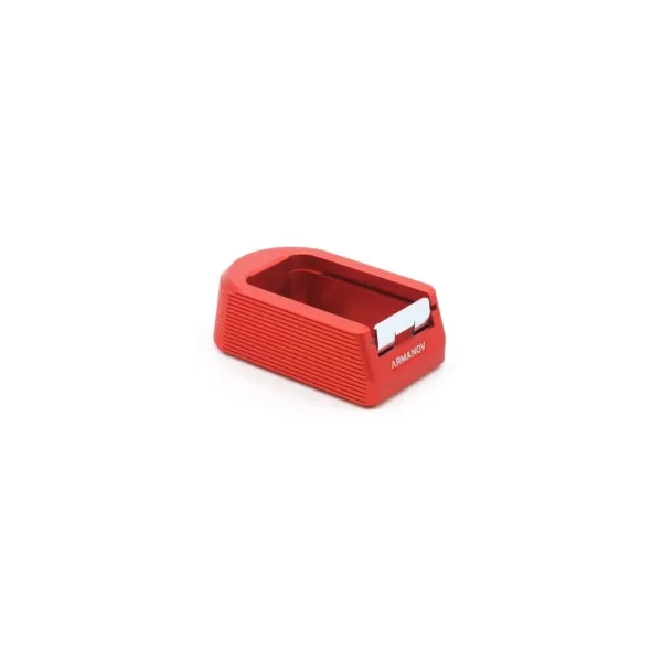 Armanov MPKMR2 Elegance Line Magazine Base Pad for KMR L-02, W-02, Color: Red