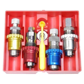 Jeu de 4 matrices Carbide Breech Lock Lee  Chez DEVILLE ARMORY. Votre armurerie en ligne.