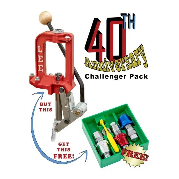Presse Lee Challenger Breech Lock + jeu d’outils Carbide 3 Die Set .45acp