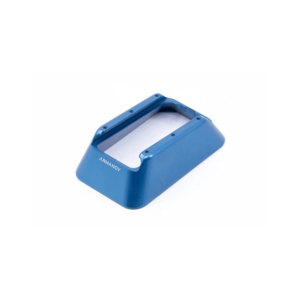 Armanov MWALAR15WIDE Aluminium Wide Magwell for Rainier Arms AR15 and Similar Milled Receivers, Color: Blue  Chez DEVILLE ARMORY