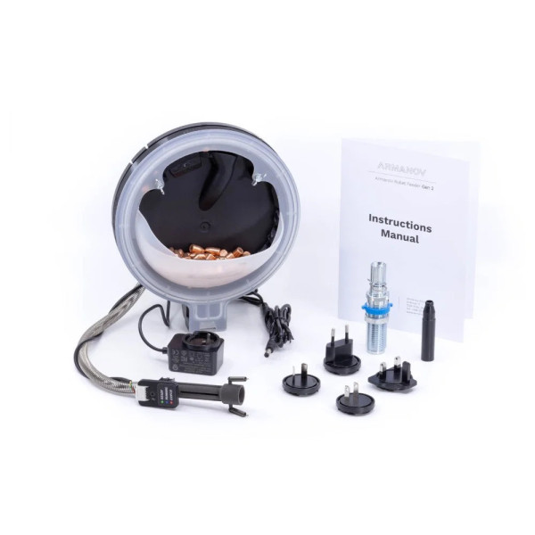 Armanov ABFG2D Bullet Feeder Gen 2 for Dillon, Caliber: .45  Chez DEVILLE ARMORY. Votre armurerie en ligne.