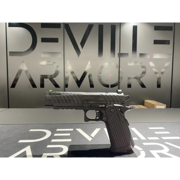 Pistolet Apollo 11 Noir 9x19  Chez DEVILLE ARMORY. Votre armurerie en ligne.