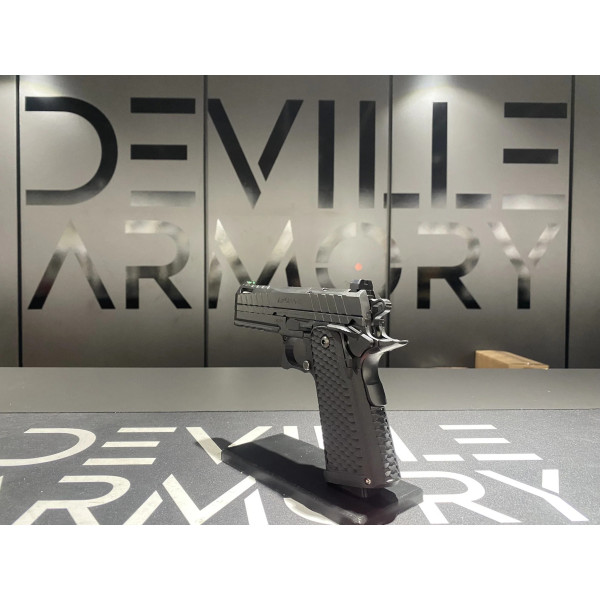 Pistolet Apollo 11 Compact Noir 9x19  Chez DEVILLE ARMORY. Votre armurerie en ligne.