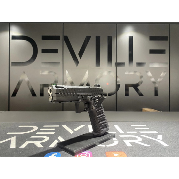 Pistolet Apollo 11 Compact Noir 9x19  Chez DEVILLE ARMORY. Votre armurerie en ligne.