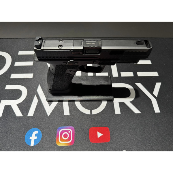 Pistolet Falcon 9XC Black - Calibre 9X19  Chez DEVILLE ARMORY. Votre armurerie en ligne.