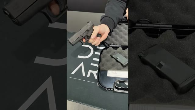 Voir la vidéo : Unboxing Pistolet Glock 43 9x19