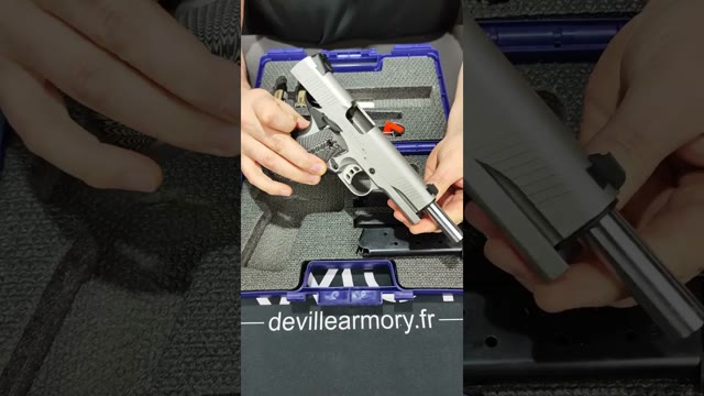 Voir la vidéo : Unboxing Pistolet Tisas Zig M 1911 Inox Cal 45 Acp