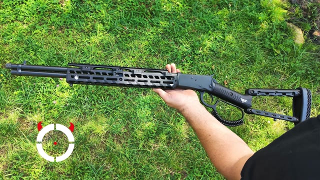 Voir la vidéo : Custom Carabine ROSSI Ranger Point TRIPLE BLACK 44MAG